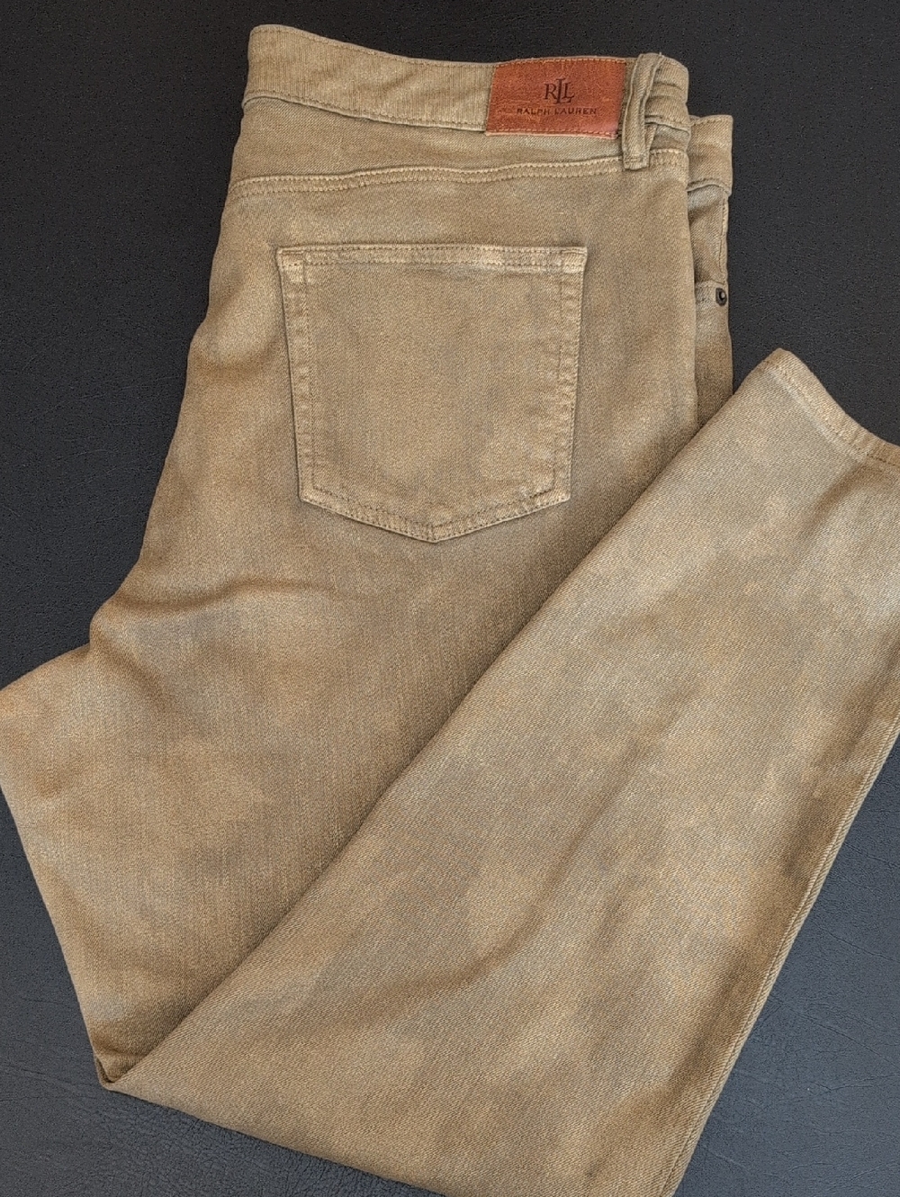 Ralph Lauren Metallic Super Stretch Shape Memory Denim